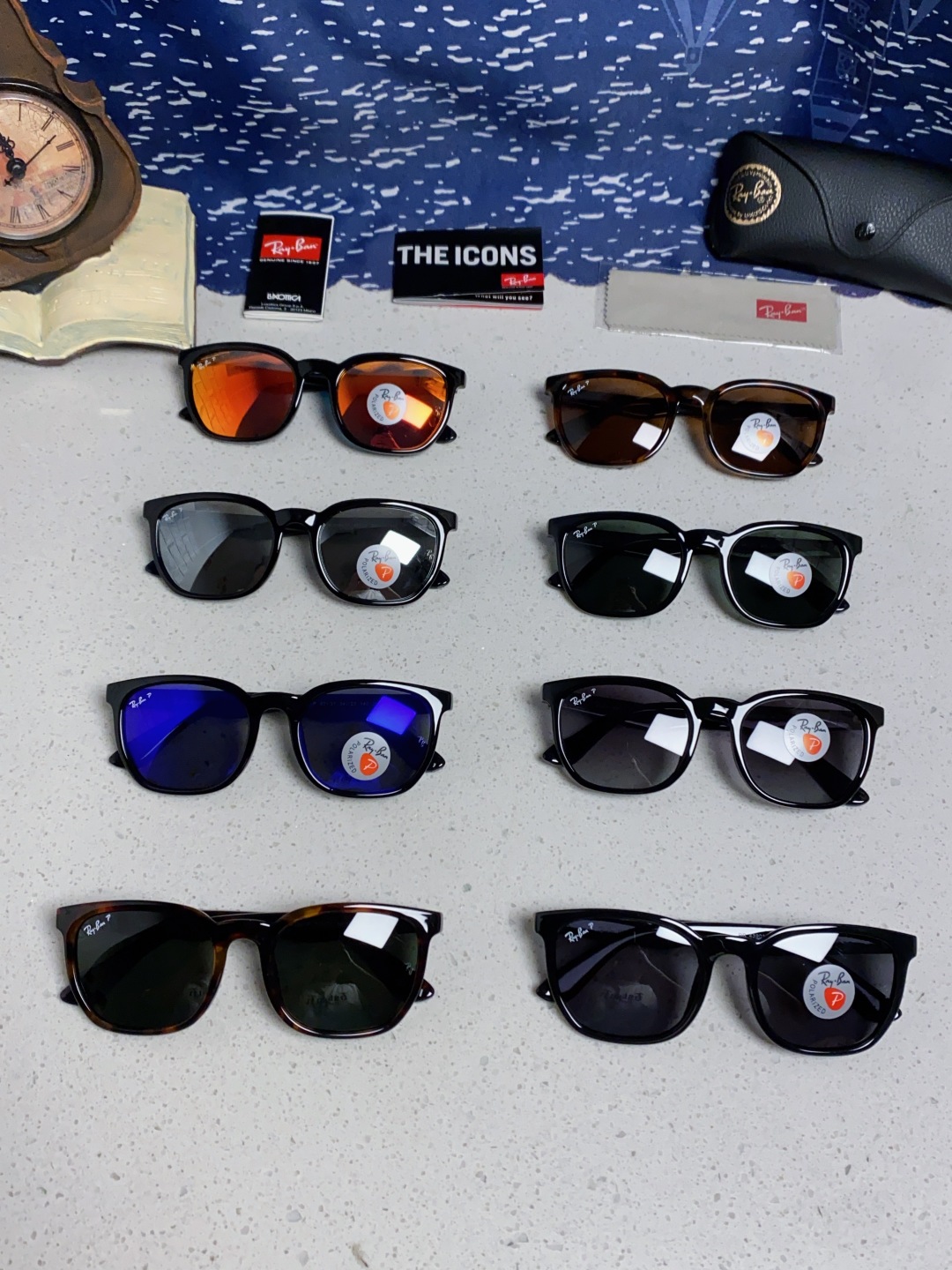 RayBan雷朋 2025新款男女偏光墨镜欧美高端时尚潮流太阳镜户外旅行防晒街拍眼镜 RB43901