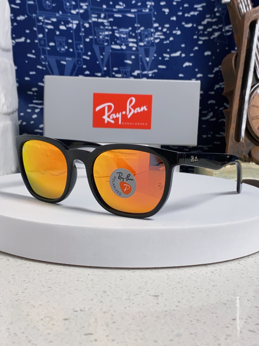 RayBan雷朋 2025新款男女偏光墨镜欧美高端时尚潮流太阳镜户外旅行防晒街拍眼镜 RB43901