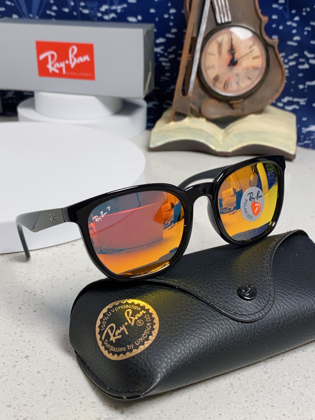 RayBan雷朋 2025新款男女偏光墨镜欧美高端时尚潮流太阳镜户外旅行防晒街拍眼镜 RB43901