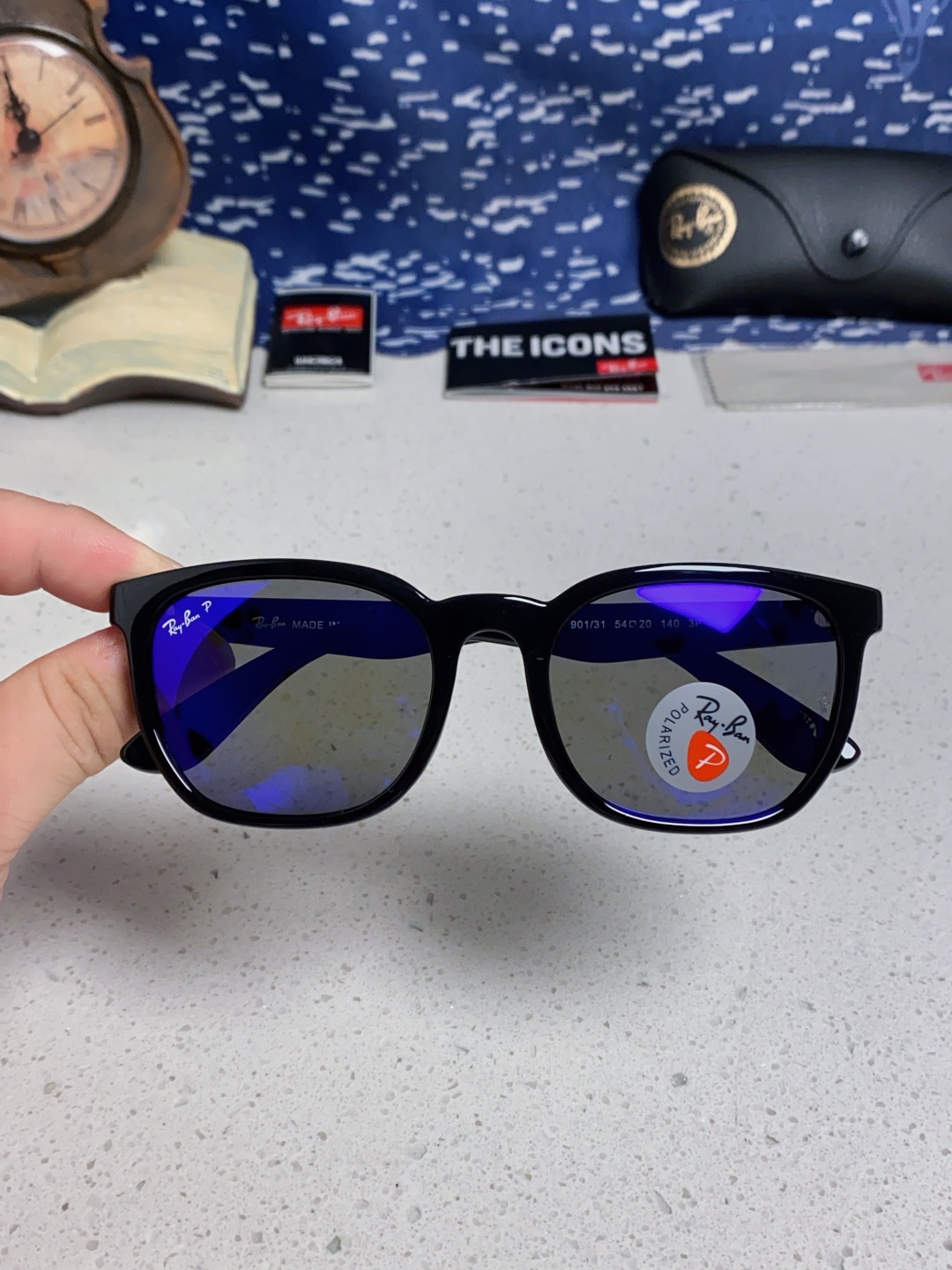 RayBan雷朋 2025新款男女偏光墨镜欧美高端时尚潮流太阳镜户外旅行防晒街拍眼镜 RB43901