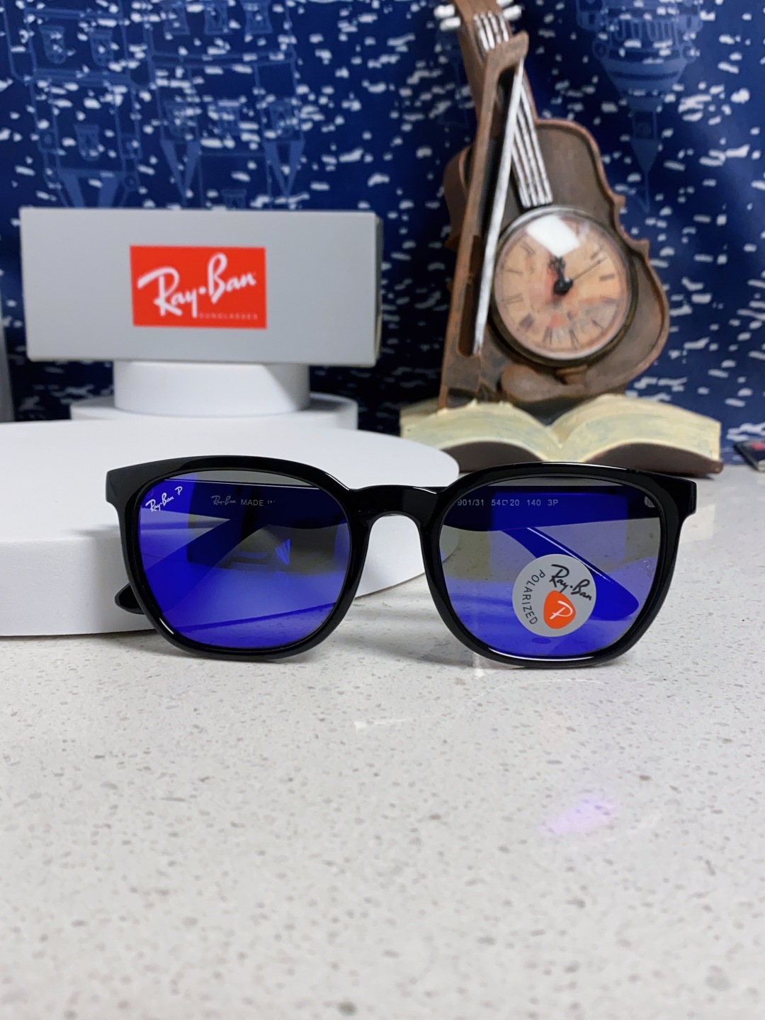 RayBan雷朋 2025新款男女偏光墨镜欧美高端时尚潮流太阳镜户外旅行防晒街拍眼镜 RB43901