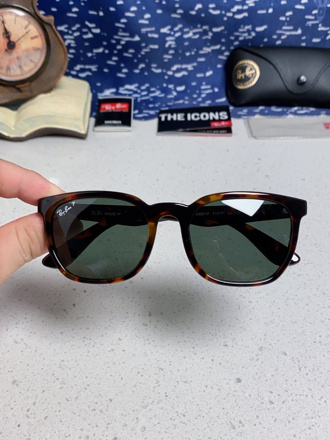 RayBan雷朋 2025新款男女偏光墨镜欧美高端时尚潮流太阳镜户外旅行防晒街拍眼镜 RB43901