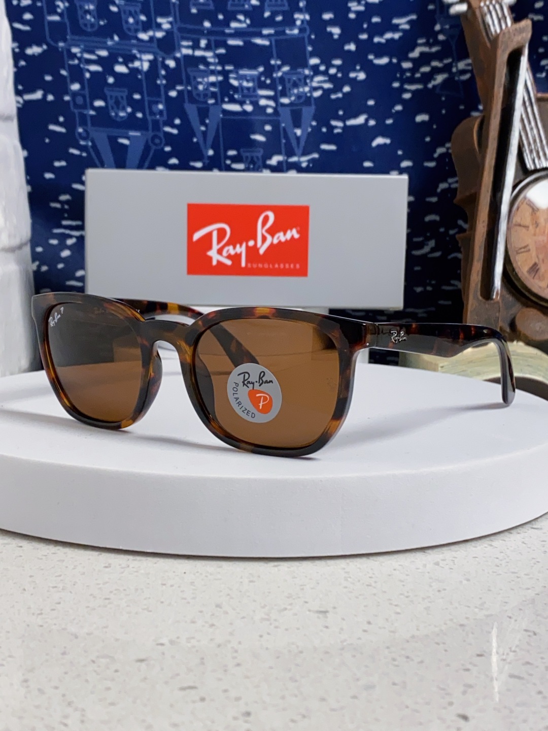 RayBan雷朋 2025新款男女偏光墨镜欧美高端时尚潮流太阳镜户外旅行防晒街拍眼镜 RB43901