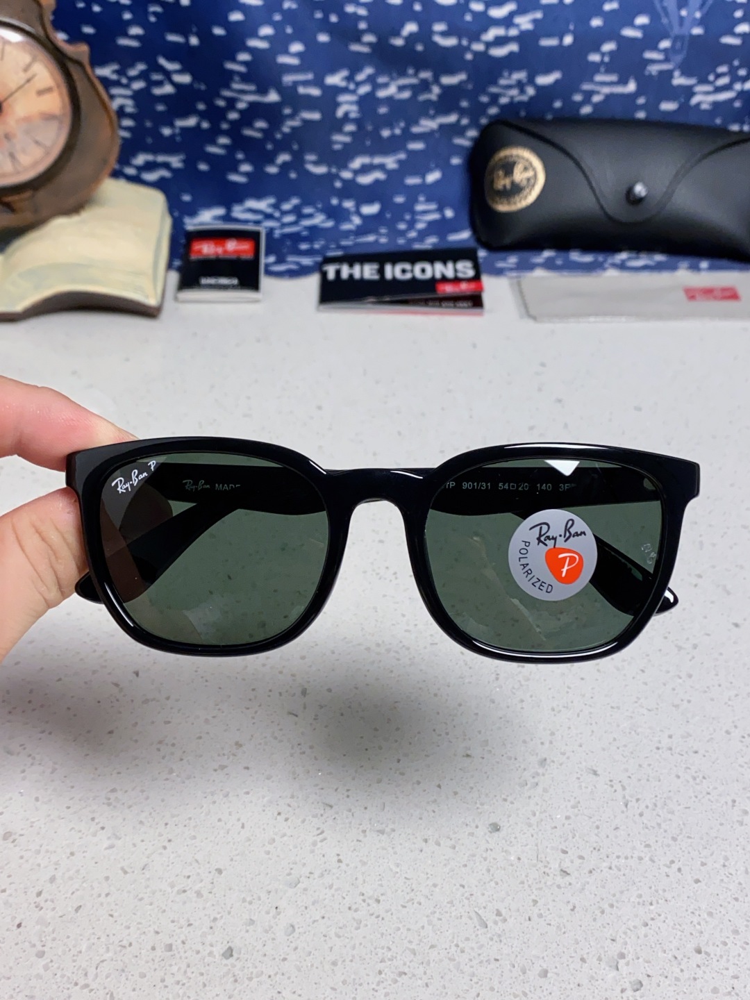 RayBan雷朋 2025新款男女偏光墨镜欧美高端时尚潮流太阳镜户外旅行防晒街拍眼镜 RB43901