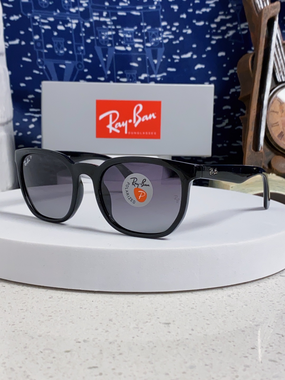 RayBan雷朋 2025新款男女偏光墨镜欧美高端时尚潮流太阳镜户外旅行防晒街拍眼镜 RB43901
