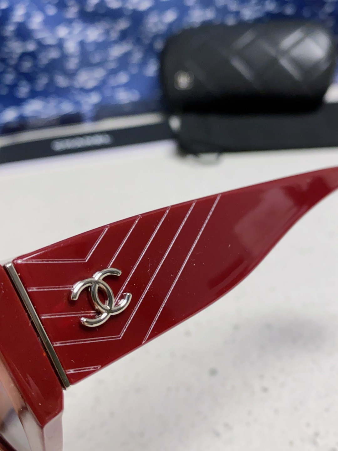  Chanel香奈儿 24新品墨镜女方圆脸太阳眼镜偏光猫眼镜框  宽腿 网红爆款 女士墨镜