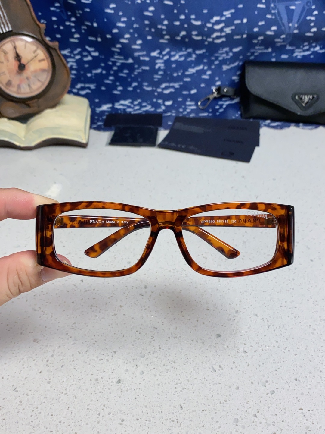 Prada普拉达 2025新款欧美时尚方形护目未来科技感太阳镜时尚潮流设计墨镜可配度数 SPRB03