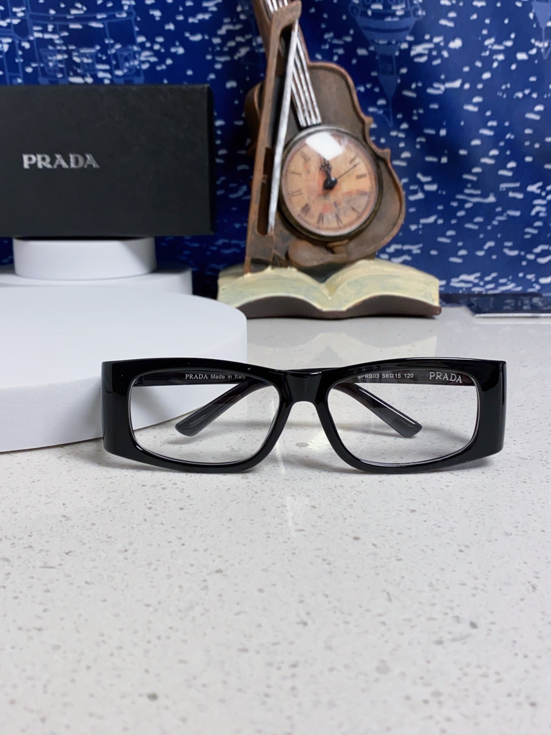 Prada普拉达 2025新款欧美时尚方形护目未来科技感太阳镜时尚潮流设计墨镜可配度数 SPRB03