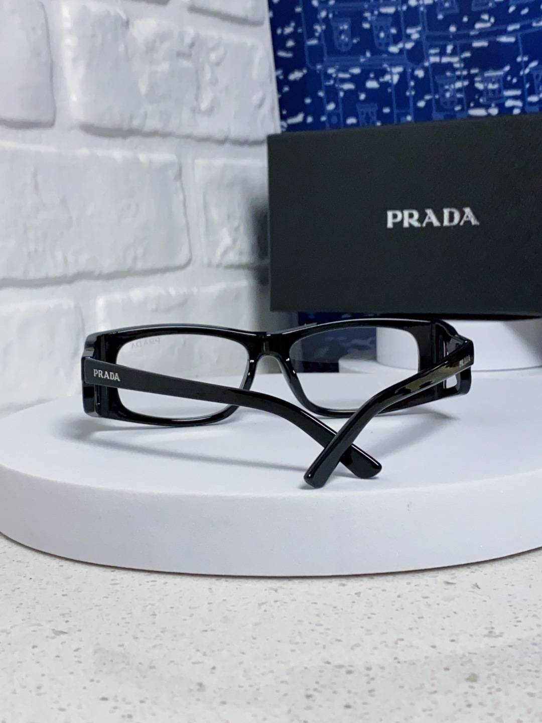 Prada普拉达 2025新款欧美时尚方形护目未来科技感太阳镜时尚潮流设计墨镜可配度数 SPRB03