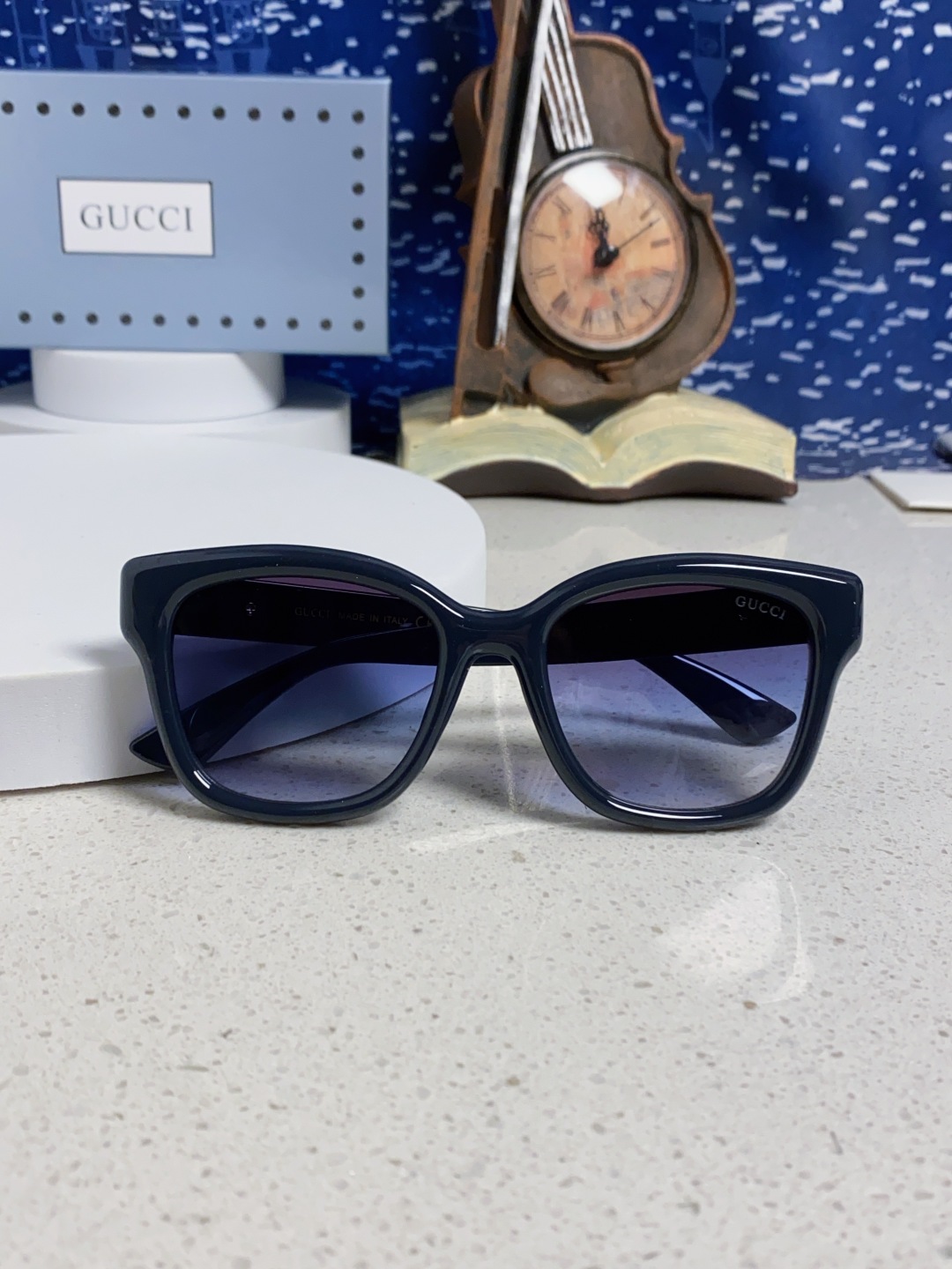 Gucci古奇 2025新款时尚潮流方圆防晒出行眼镜太阳镜墨镜 男女通用