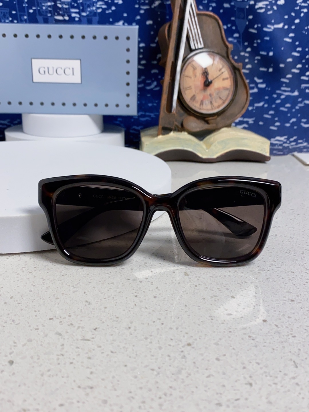 Gucci古奇 2025新款时尚潮流方圆防晒出行眼镜太阳镜墨镜 男女通用