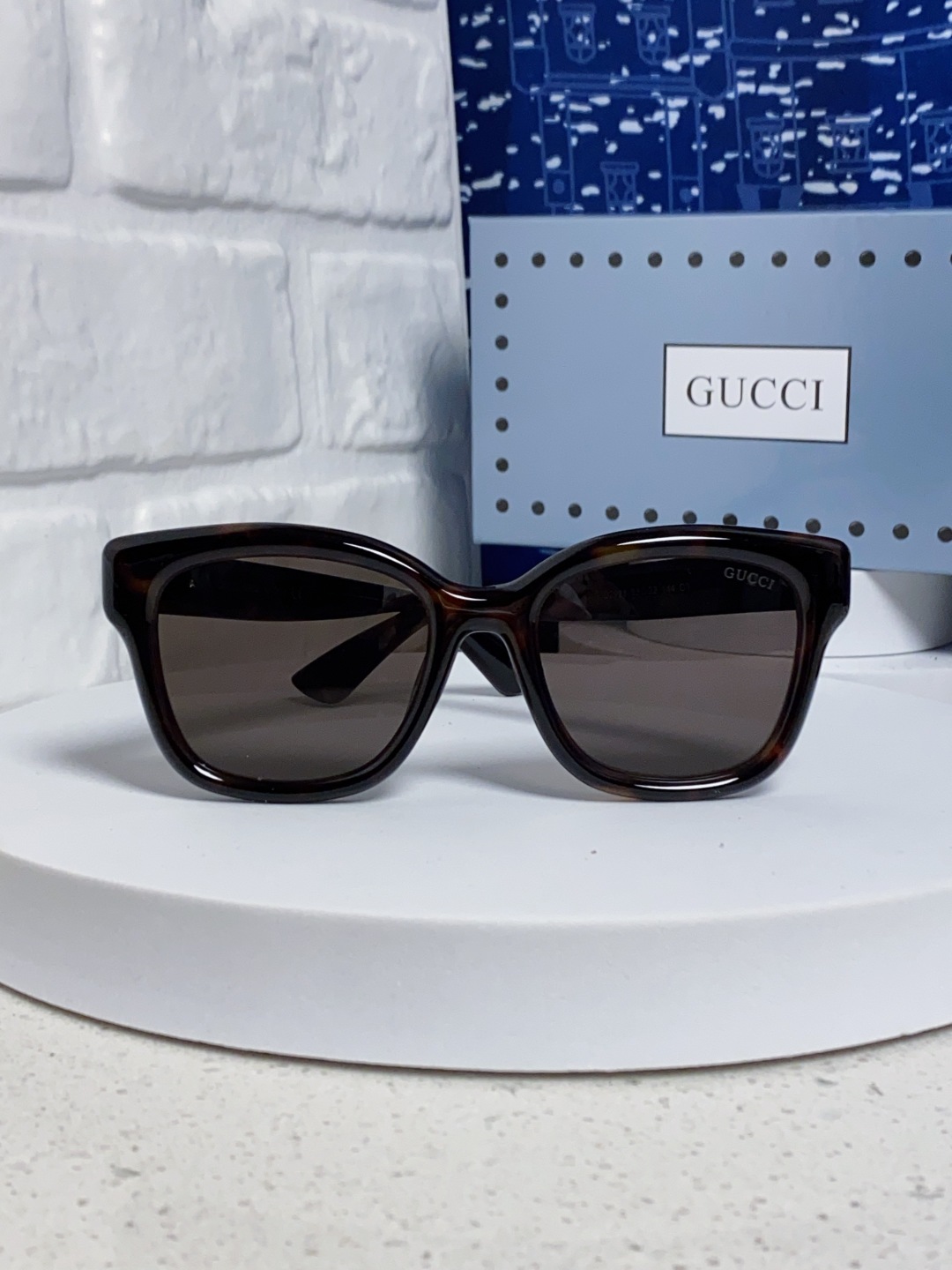 Gucci古奇 2025新款时尚潮流方圆防晒出行眼镜太阳镜墨镜 男女通用