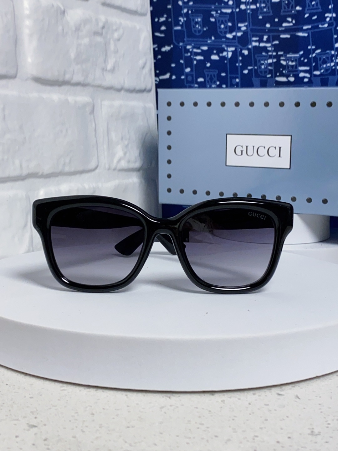 Gucci古奇 2025新款时尚潮流方圆防晒出行眼镜太阳镜墨镜 男女通用