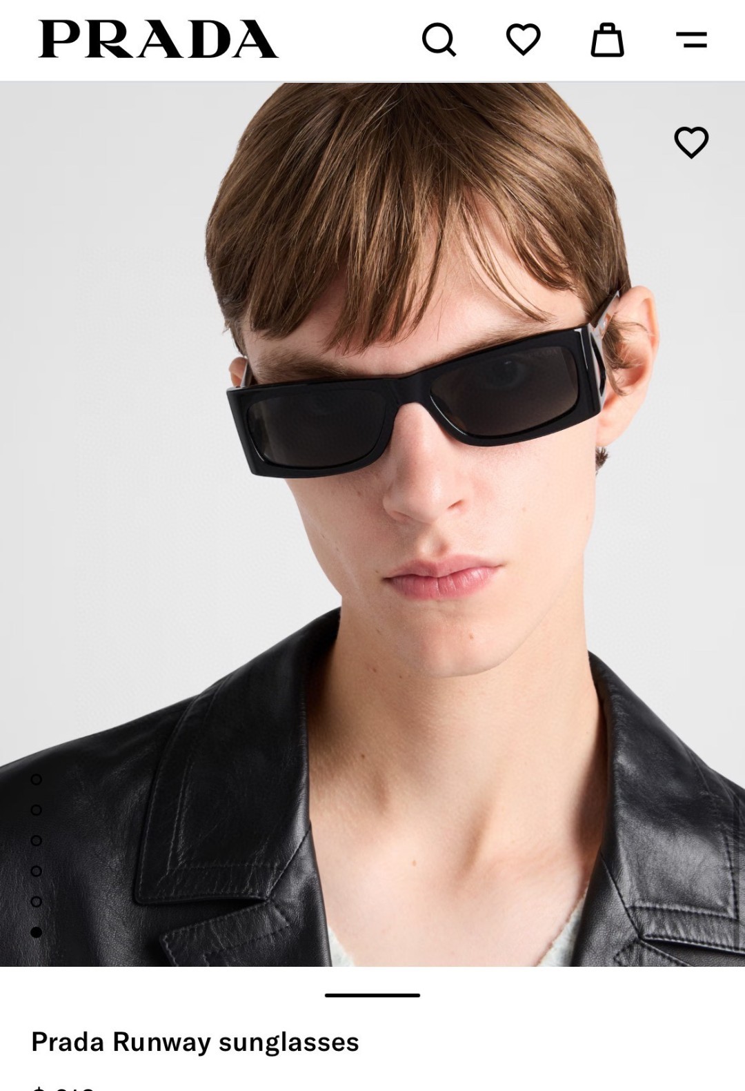 Prada普拉达 2025新款欧美时尚方形护目未来科技感太阳镜时尚潮流设计墨镜可配度数 SPRB03