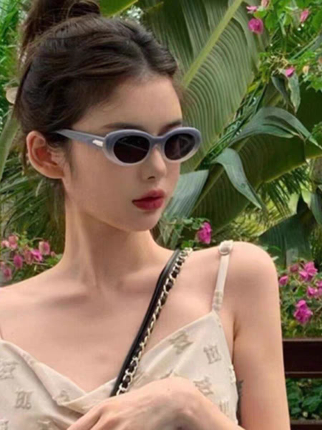 Gentle Moster(GM) 王安宇同款墨镜gm男士痞帅椭圆小框偏光防紫外线近视太阳眼镜女潮 型号