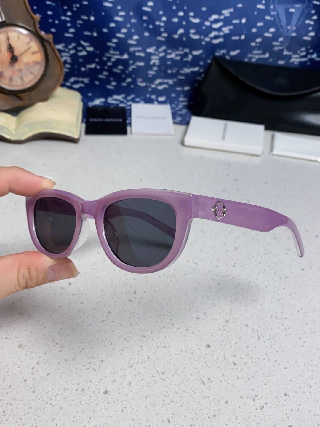 Gentle Moster(GM) 王嘉尔同款高品质欧美小框墨镜男时尚太阳镜女款防紫外线眼镜驾驶镜椭圆形