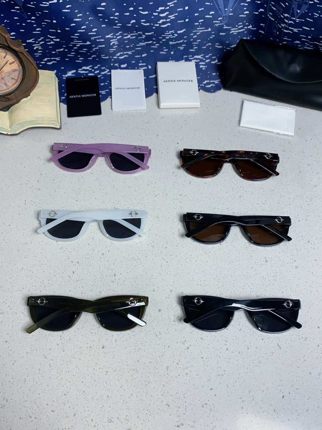 Gentle Moster(GM) 王嘉尔同款高品质欧美小框墨镜男时尚太阳镜女款防紫外线眼镜驾驶镜椭圆形