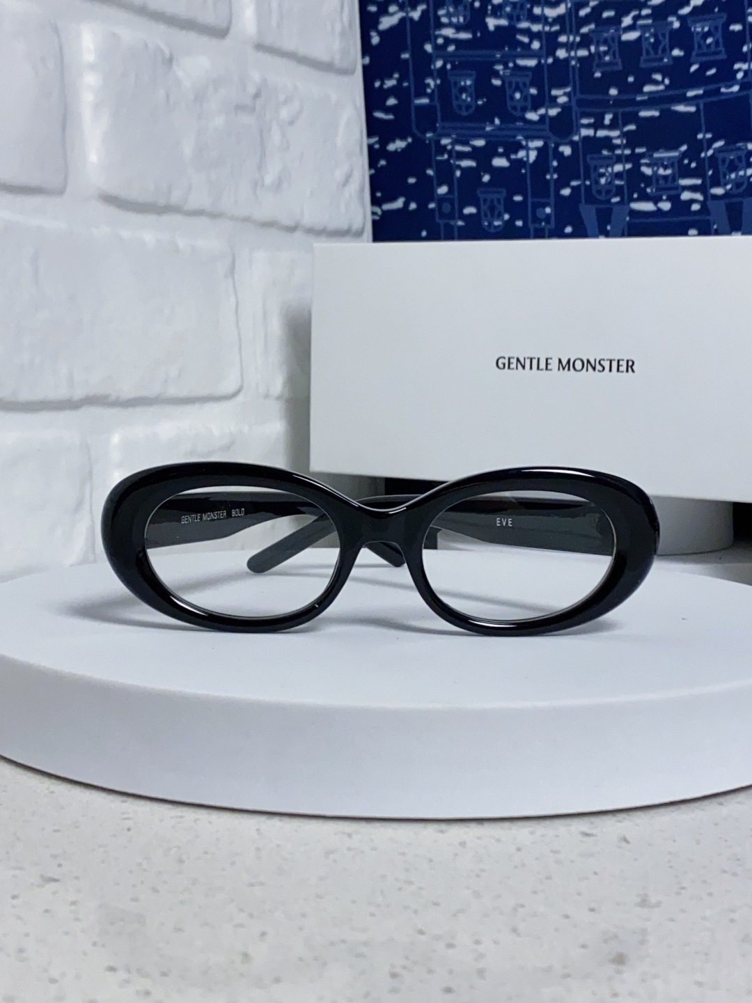 Gentle Moster(GM) 2025新款 ins椭圆猫眼偏光墨镜女高级感防紫外线时尚遮阳防晒近视