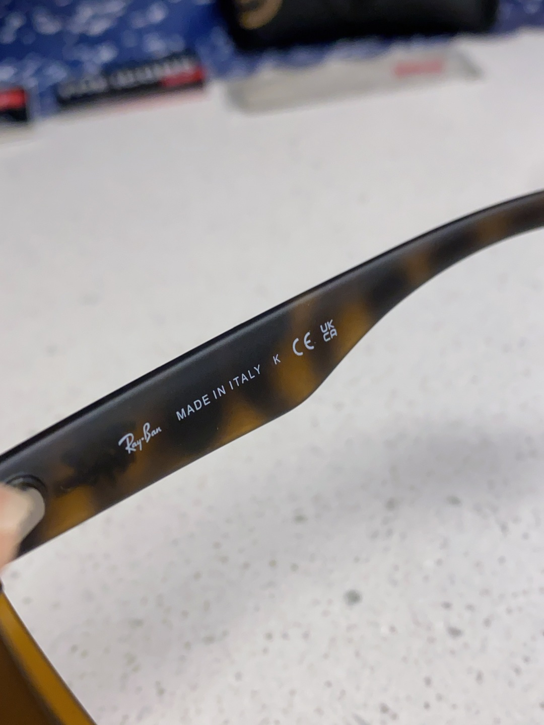  Rayban雷朋 2025新款欧美复古方形连体大框炫彩墨镜男女同款骑行朋克风平面太阳眼镜 RB4388