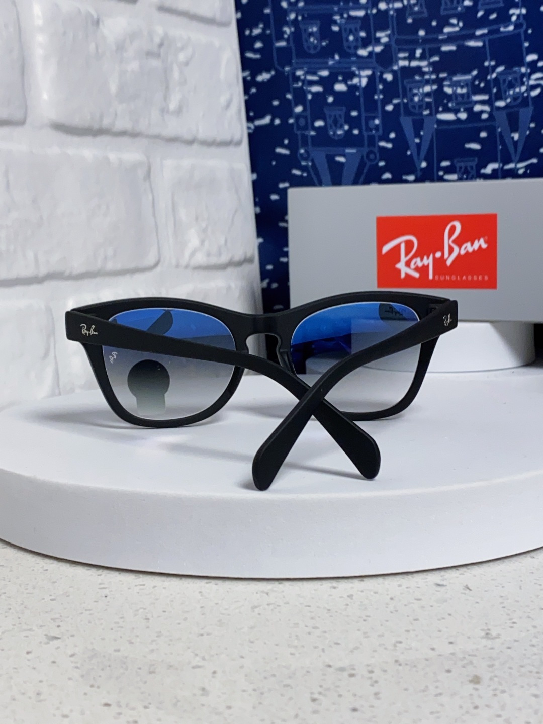  Rayban雷朋 2025新款强化玻璃墨镜男士大框太阳眼镜遮阳防紫外线防风沙骑车蛤蟆镜 RB0707