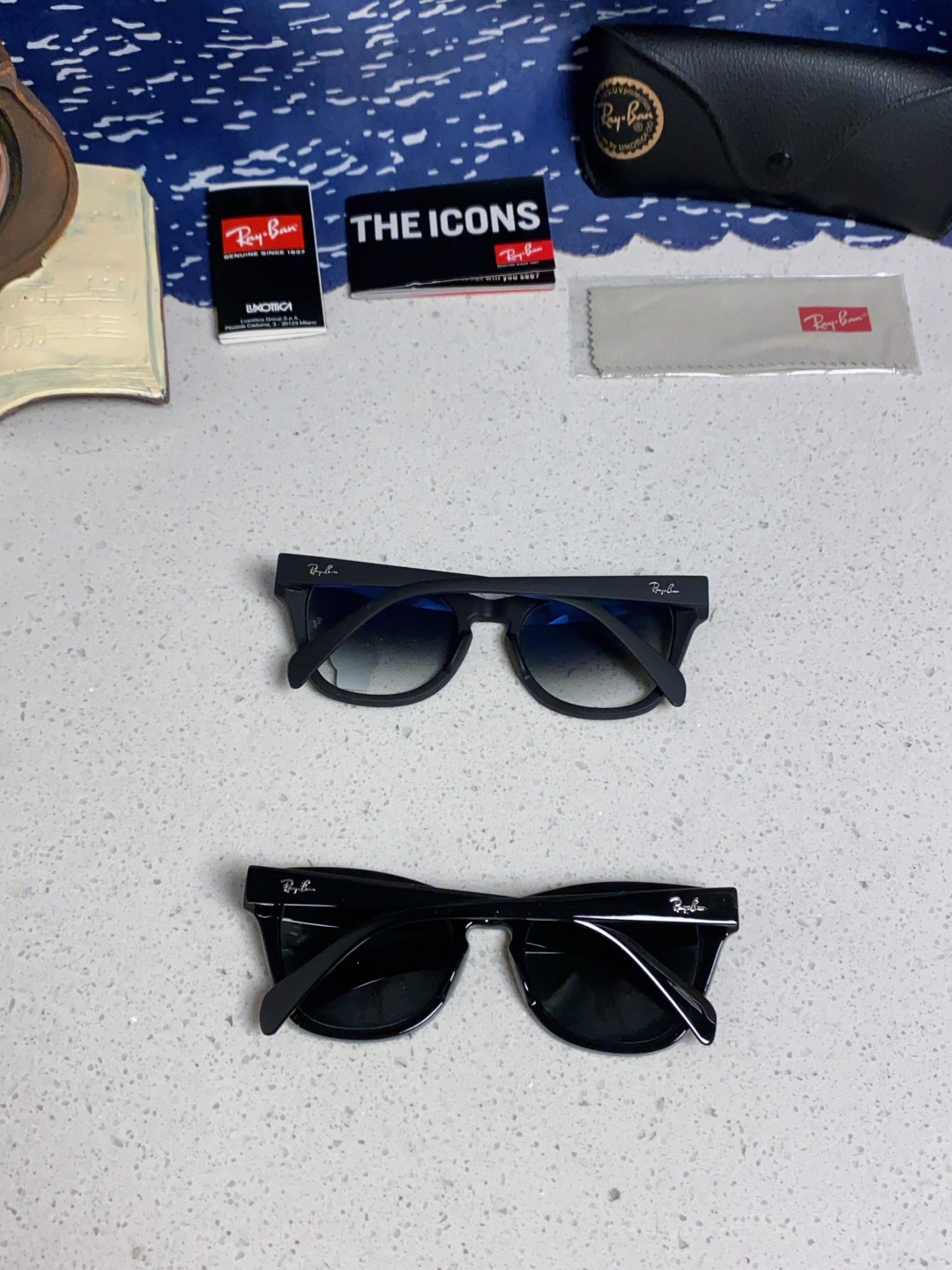  Rayban雷朋 2025新款强化玻璃墨镜男士大框太阳眼镜遮阳防紫外线防风沙骑车蛤蟆镜 RB0707