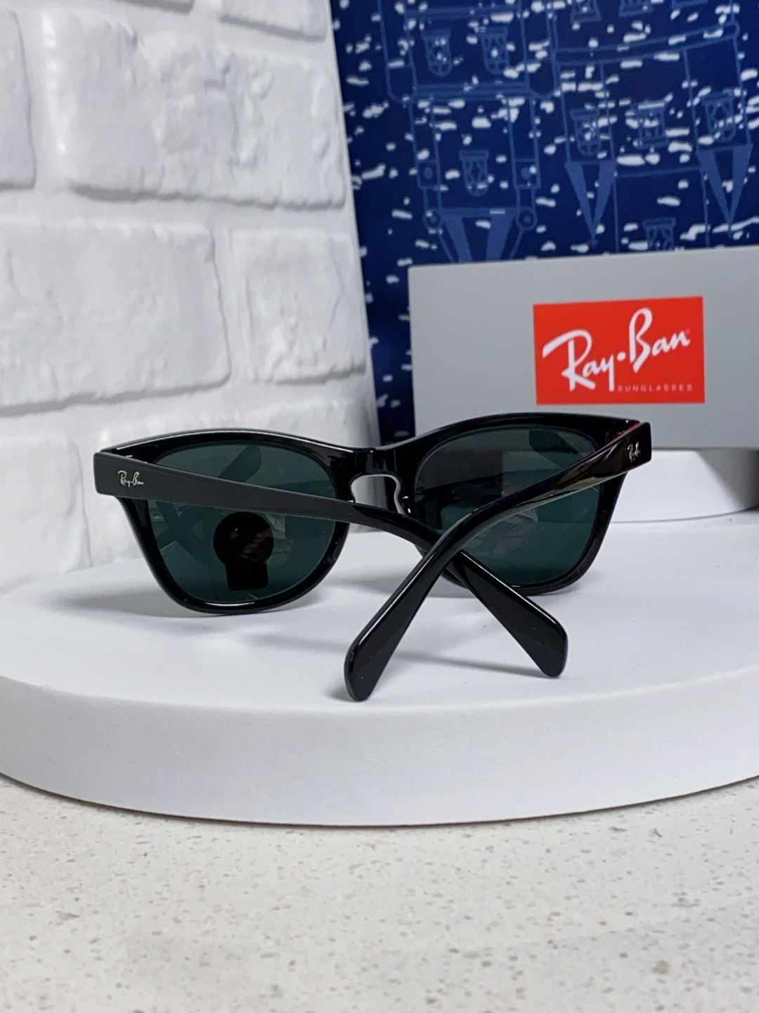  Rayban雷朋 2025新款强化玻璃墨镜男士大框太阳眼镜遮阳防紫外线防风沙骑车蛤蟆镜 RB0707