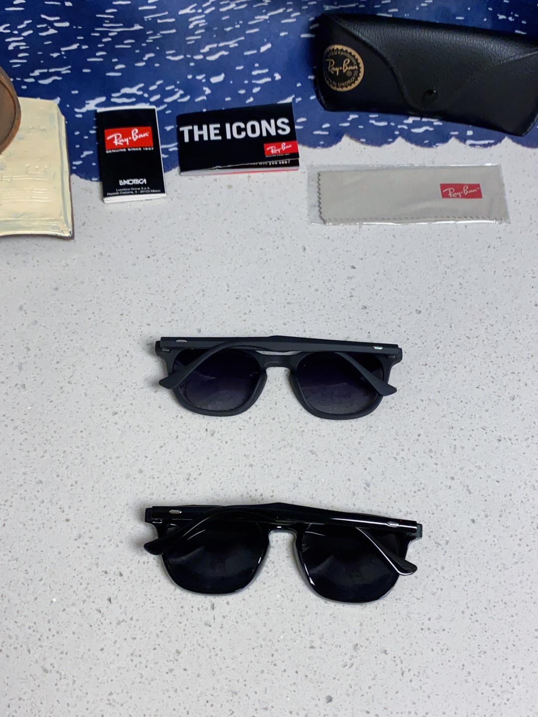 RayBan 雷朋 2025新款时尚太阳眼镜rb个性潮流男女款防强光太阳镜复古欧美圆脸 偏光款RB456