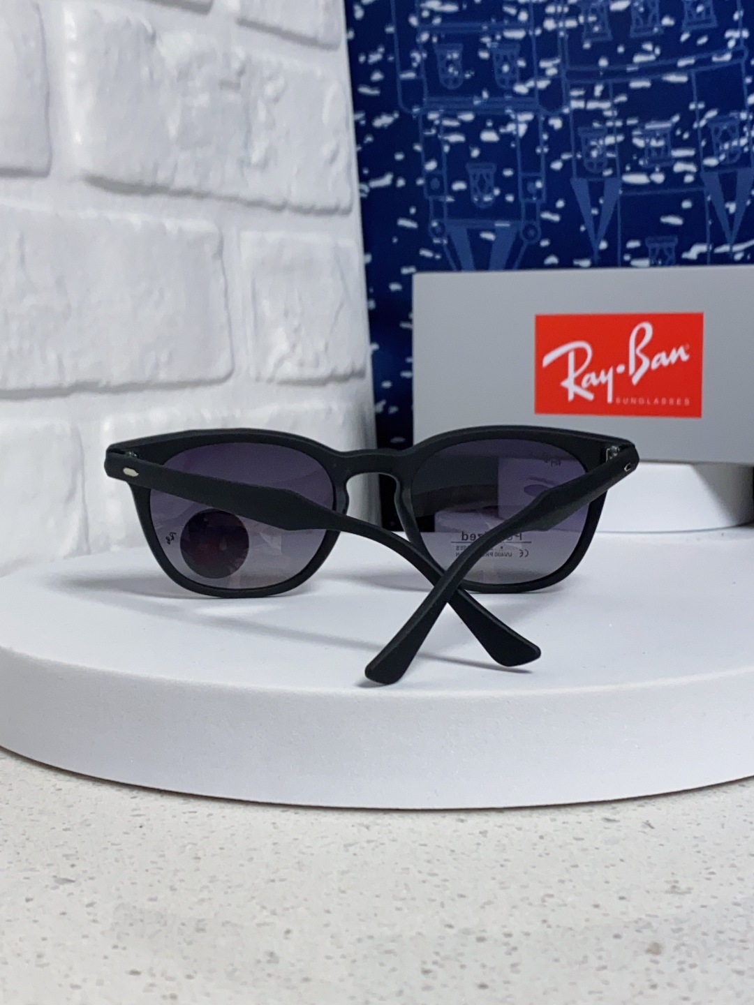 RayBan 雷朋 2025新款时尚太阳眼镜rb个性潮流男女款防强光太阳镜复古欧美圆脸 偏光款RB456