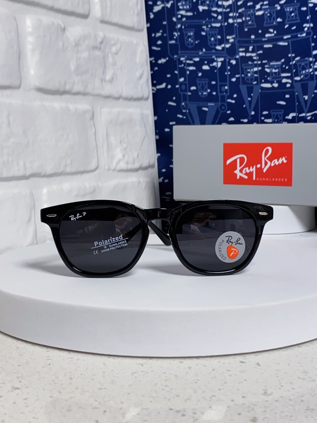 RayBan 雷朋 2025新款时尚太阳眼镜rb个性潮流男女款防强光太阳镜复古欧美圆脸 偏光款RB456