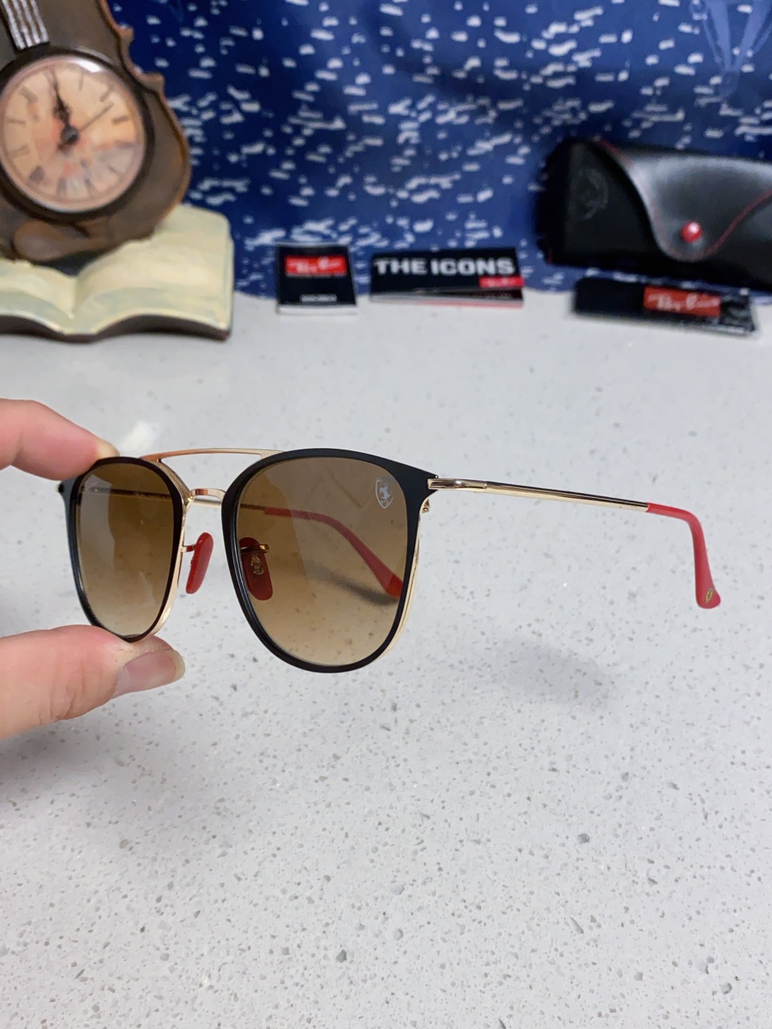 RayBan雷朋 太阳镜飞行员式金属框男女款时尚潮流墨镜 RB3601