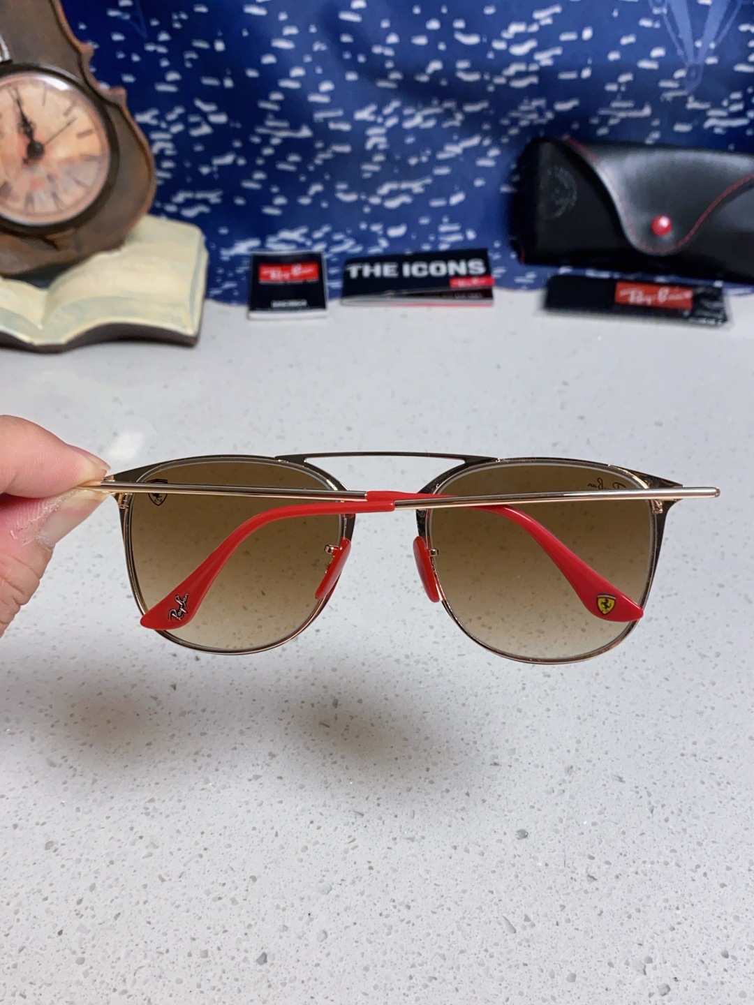RayBan雷朋 太阳镜飞行员式金属框男女款时尚潮流墨镜 RB3601