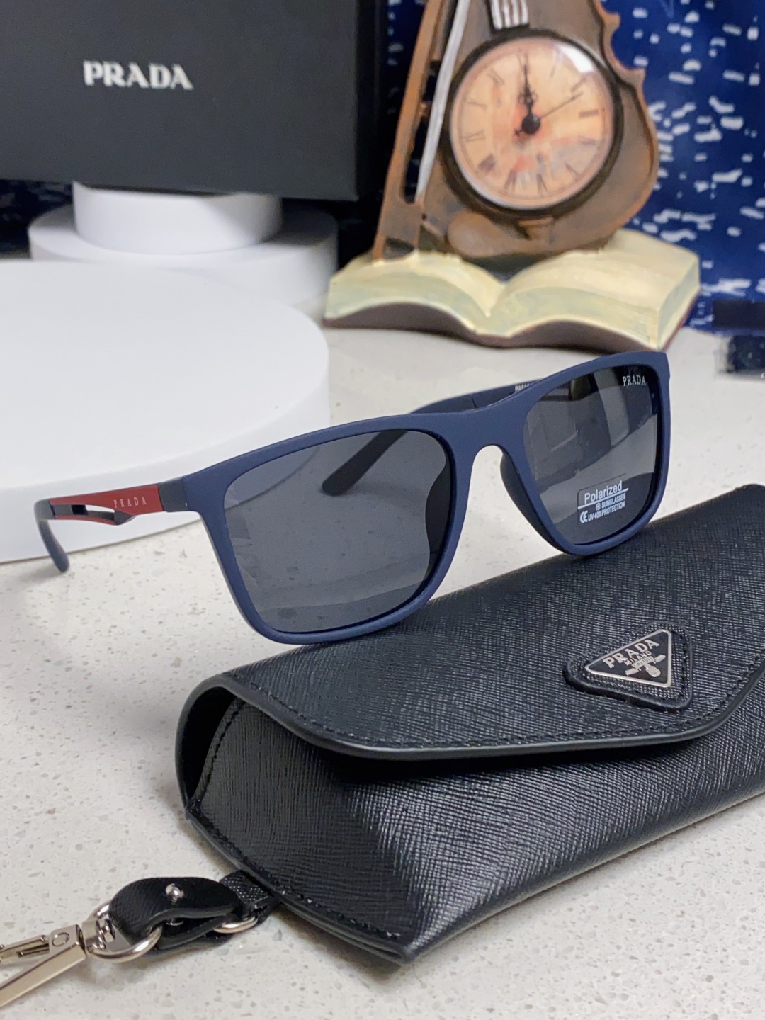 Prada普拉达 2025新款潮牌马拉松偏光彩色环保防紫外线男女网球跑步UV个性开车眼镜