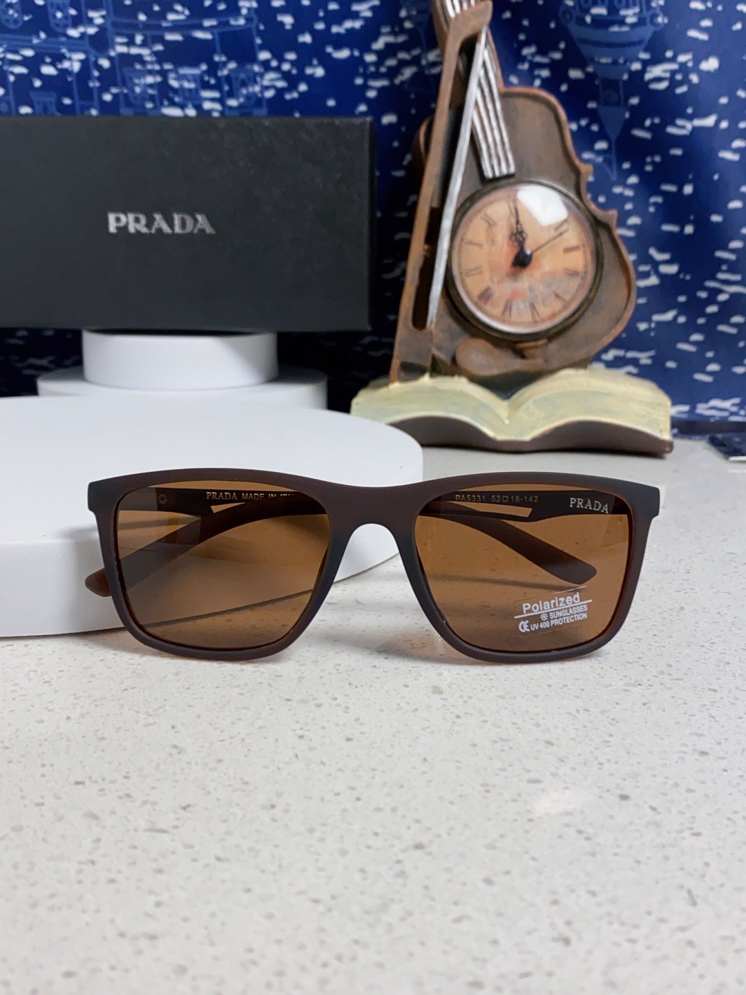 Prada普拉达 2025新款潮牌马拉松偏光彩色环保防紫外线男女网球跑步UV个性开车眼镜