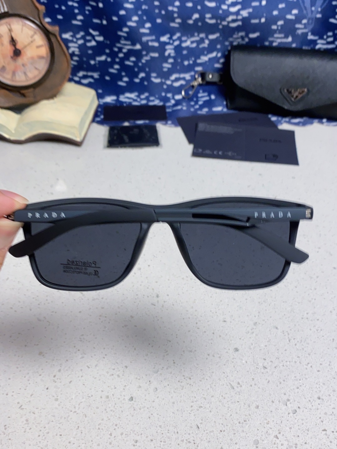 Prada普拉达 2025新款潮牌马拉松偏光彩色环保防紫外线男女网球跑步UV个性开车眼镜