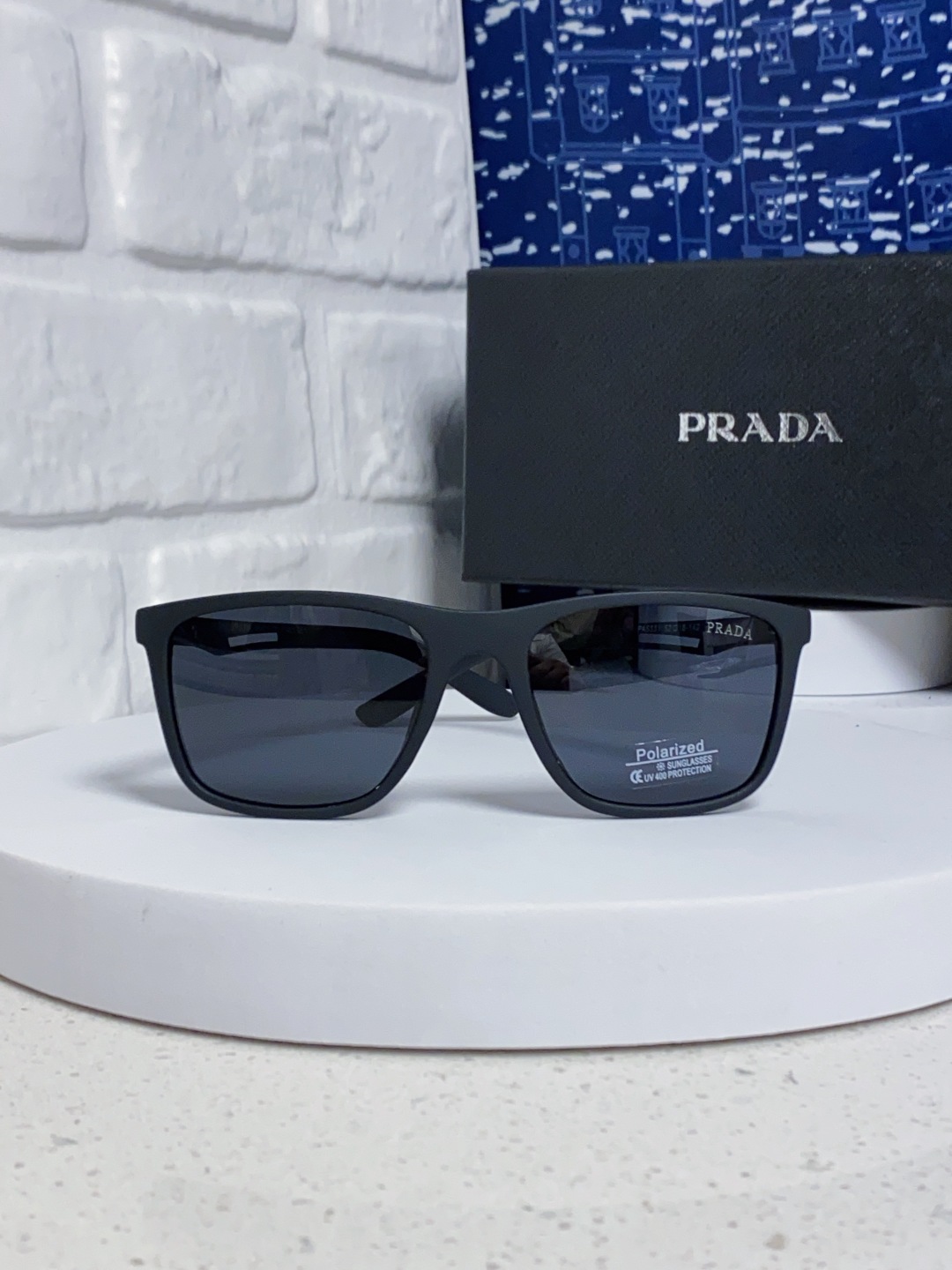 Prada普拉达 2025新款潮牌马拉松偏光彩色环保防紫外线男女网球跑步UV个性开车眼镜