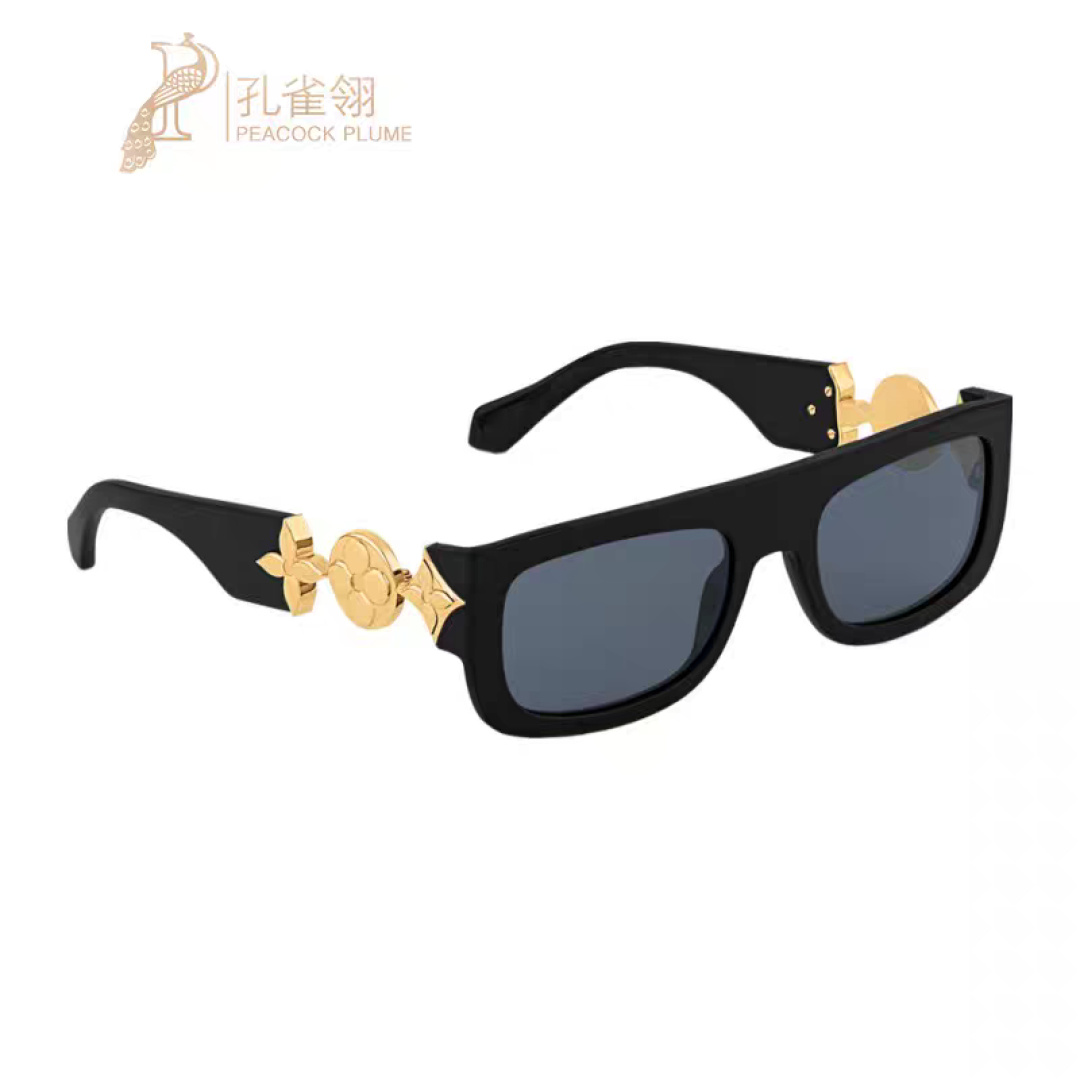 LouisVuitton路易威登 2026新款LV墨镜男士女士通用方框防紫外线休闲太阳镜Z2196W