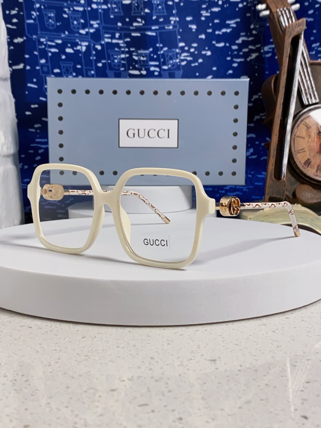 Gucci古奇 2025新款时尚复古个性舒适方框前卫男女款 太阳镜 墨镜百搭潮流模特款