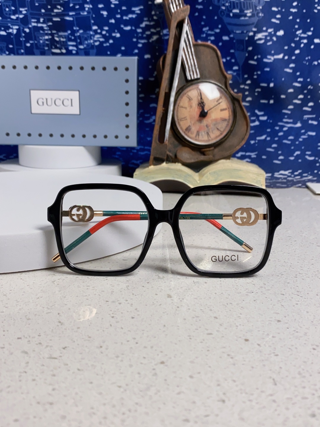 Gucci古奇 2025新款时尚复古个性舒适方框前卫男女款 太阳镜 墨镜百搭潮流模特款