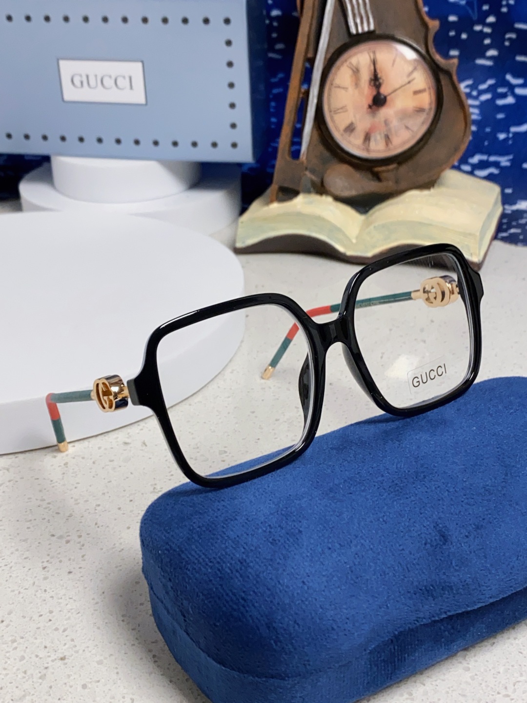 Gucci古奇 2025新款时尚复古个性舒适方框前卫男女款 太阳镜 墨镜百搭潮流模特款