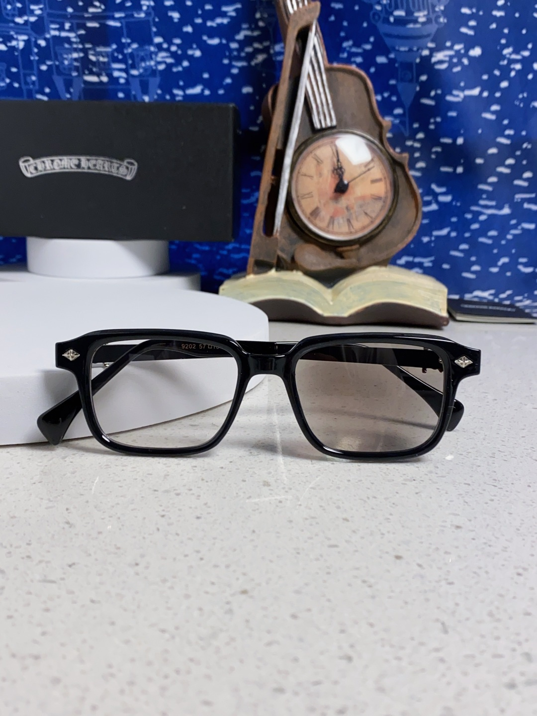  Chrome Hearts克罗心 2025新款复古超轻太阳镜男士偏光开车专用高级感 防紫外线变色太阳镜