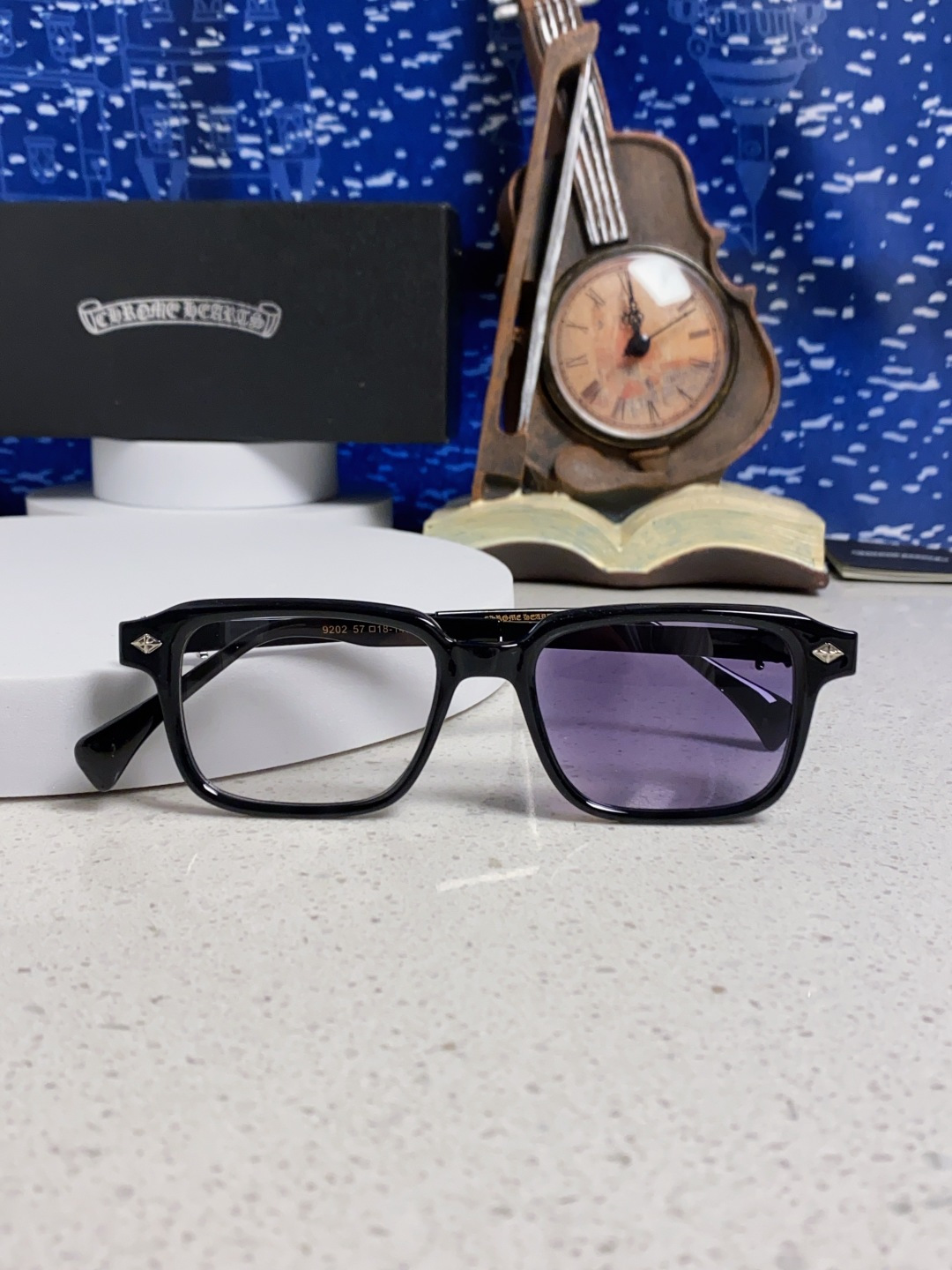  Chrome Hearts克罗心 2025新款复古超轻太阳镜男士偏光开车专用高级感 防紫外线变色太阳镜