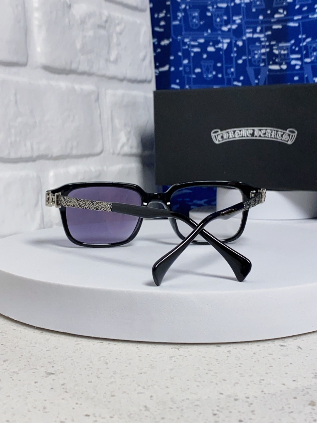  Chrome Hearts克罗心 2025新款复古超轻太阳镜男士偏光开车专用高级感 防紫外线变色太阳镜