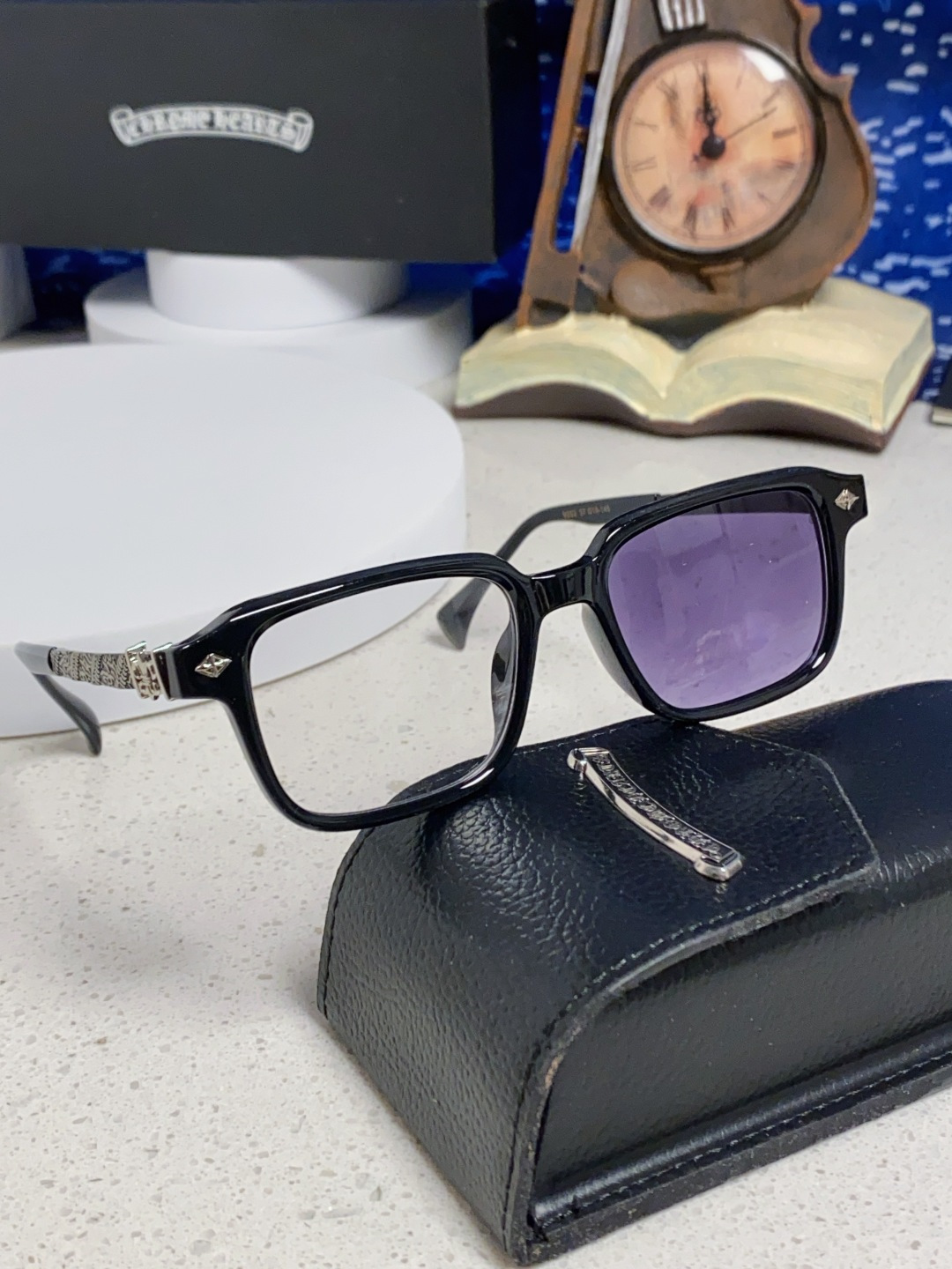  Chrome Hearts克罗心 2025新款复古超轻太阳镜男士偏光开车专用高级感 防紫外线变色太阳镜