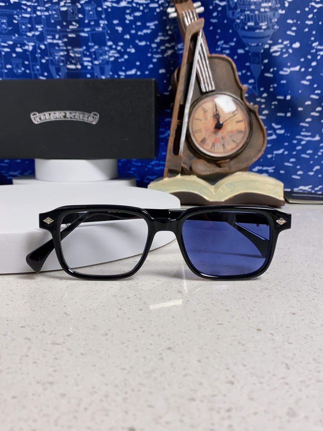  Chrome Hearts克罗心 2025新款复古超轻太阳镜男士偏光开车专用高级感 防紫外线变色太阳镜