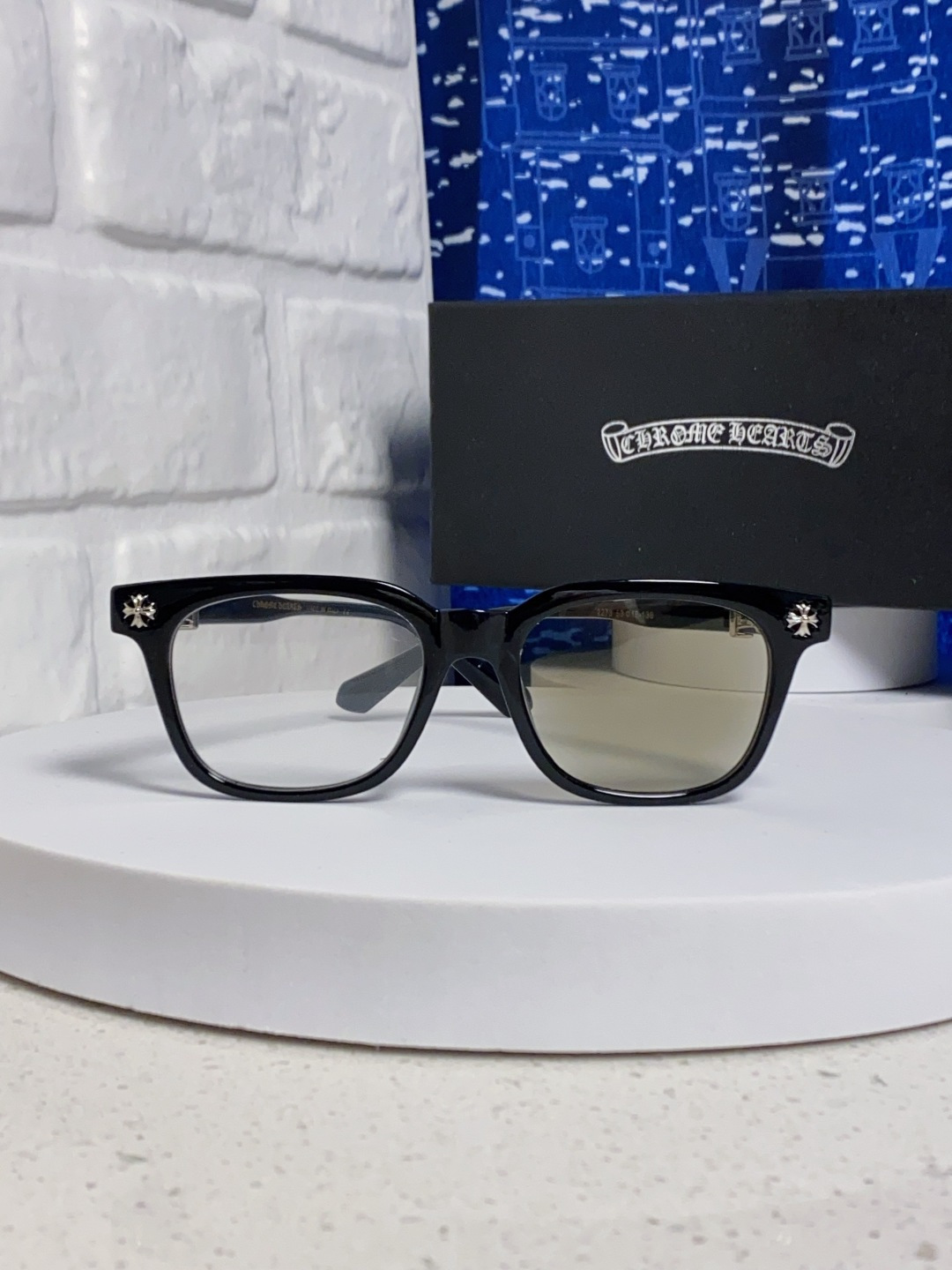  Chrome Hearts克罗心 2025新板材方形太阳眼镜女圆脸COX UCKER 时尚遮阳墨镜男网