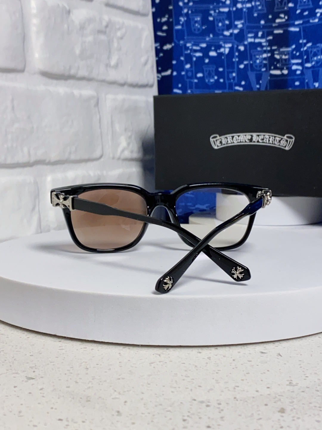  Chrome Hearts克罗心 2025新板材方形太阳眼镜女圆脸COX UCKER 时尚遮阳墨镜男网