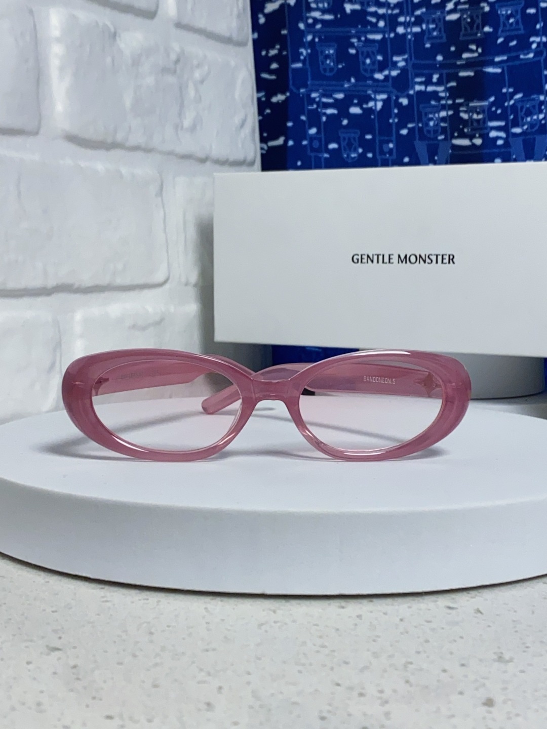 Gentle Moster(GM) 2025新款椭圆形 墨镜女高级感ins潮 网红款小框遮阳凹造型防紫外