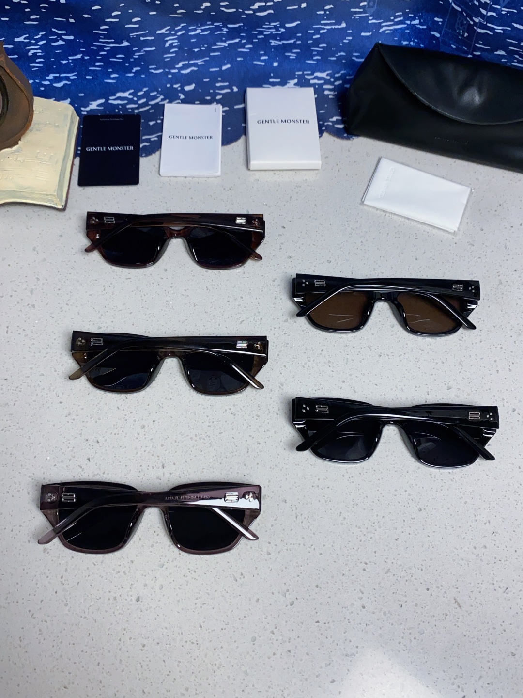 Gentle Moster(GM) 2025新款韩版时尚方框墨镜女款高级感大脸显瘦防紫外线太阳眼镜男 型