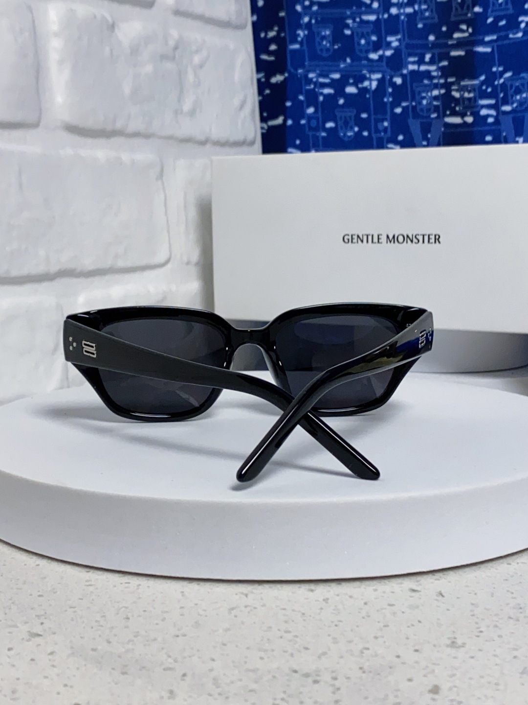 Gentle Moster(GM) 2025新款韩版时尚方框墨镜女款高级感大脸显瘦防紫外线太阳眼镜男 型