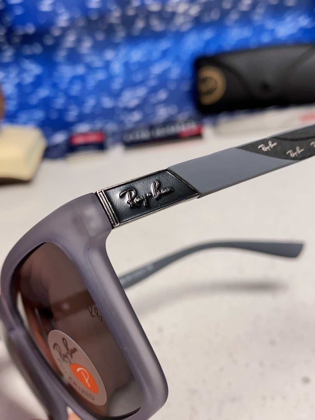 RayBan雷朋 2025新款太阳镜方形时尚复古男士开车防晒墨镜 RB69030 Size:60口15-